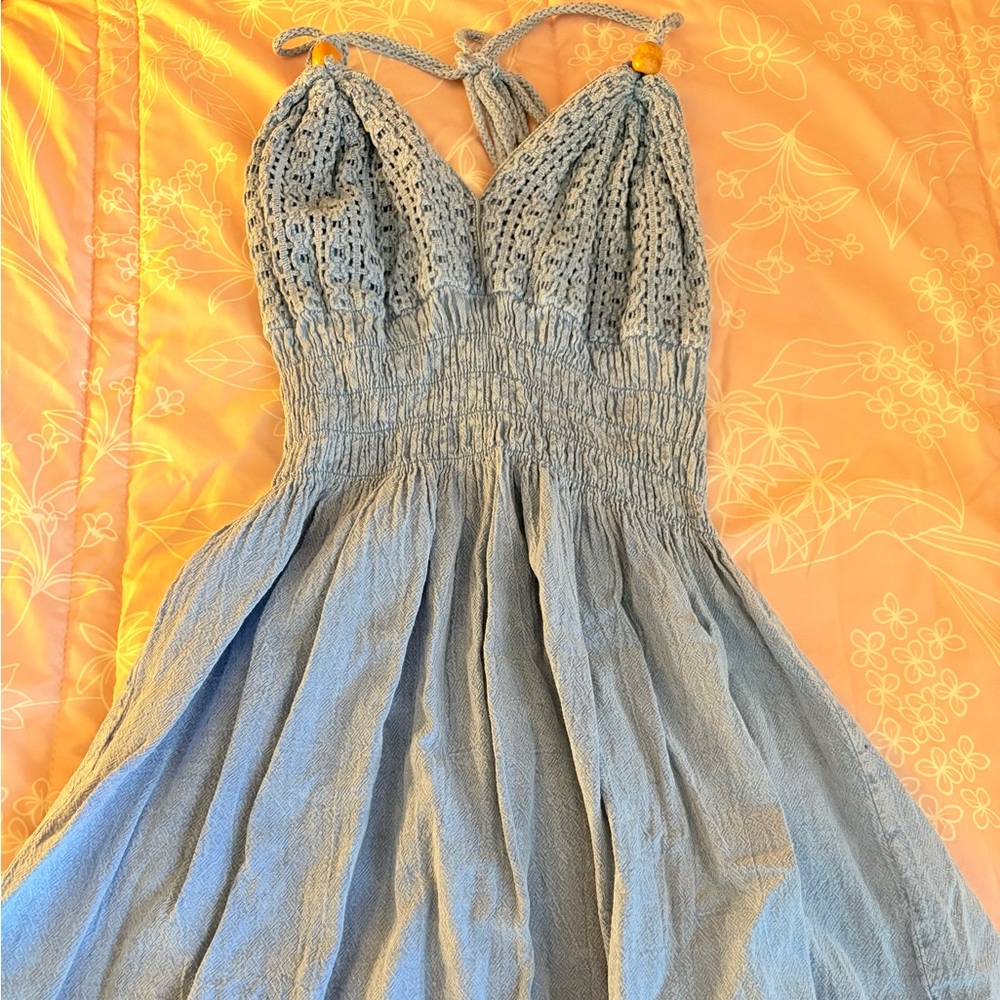 Blanco backless dress